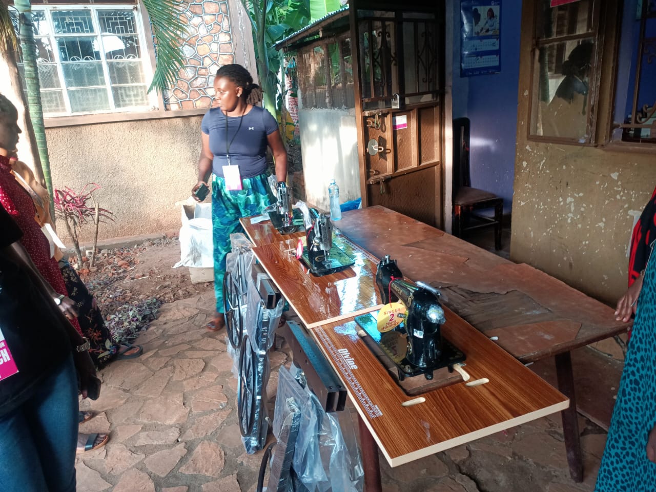 Sewing Machines received from Kakira Local Donation committee